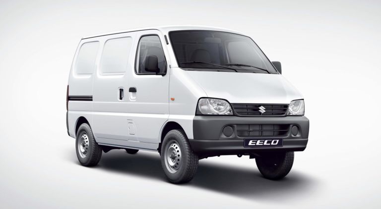 Vehicle suzuki eeco van white